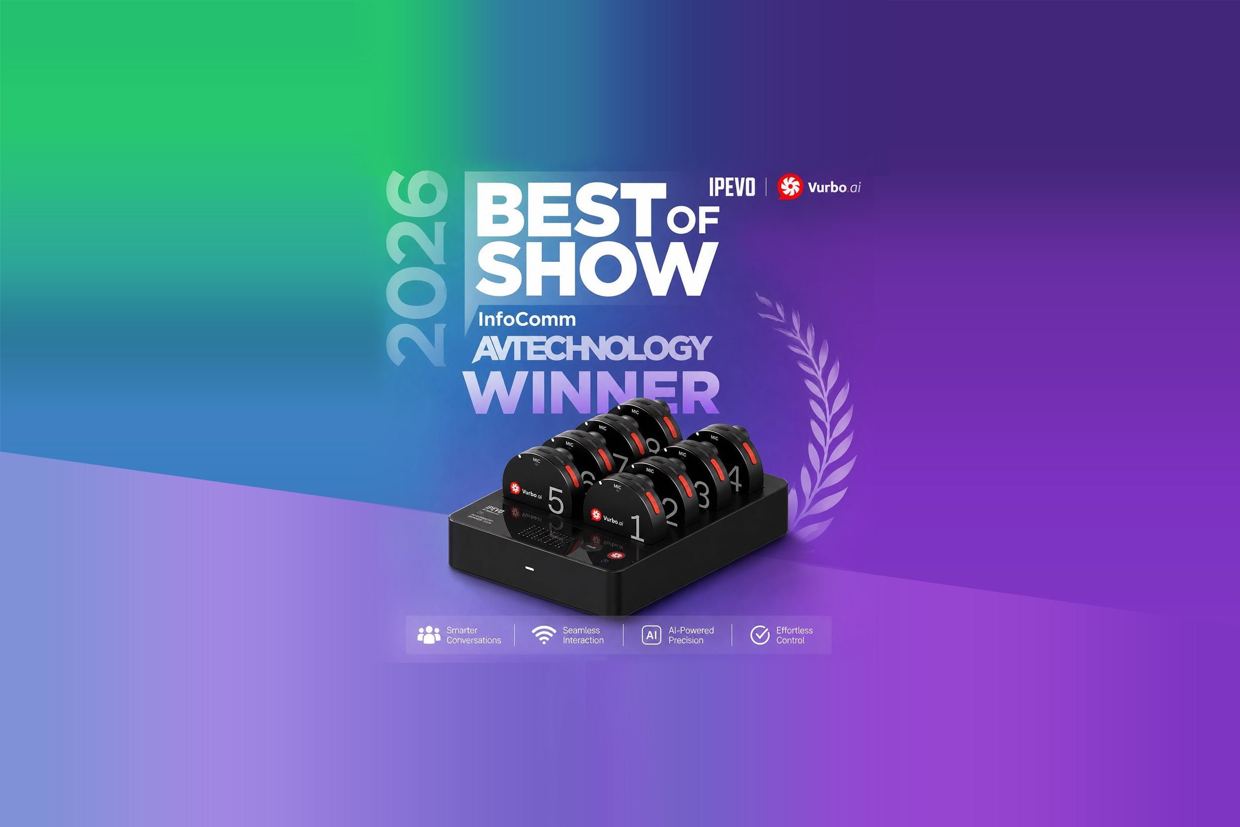 VOCAL TRANSCRIBER 8 gana el premio “Best of Show 2026”